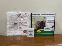 All components – boxed monitoring system, sealed pad, alarm box