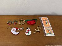 Full view of eleven pieces laid out