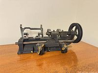 Full view of Segal manual key cutting machine on table