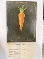 Front view of giclée on canvas with certificate placed below