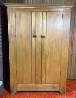 Front view closed showing double doors and overall condition