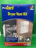 Front of sealed Dundas Jafine ProGard Dryer Vent Kit box