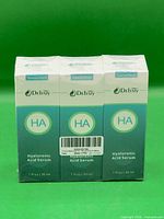 Front view of three boxed Debaiy Hyaluronic Acid Serums