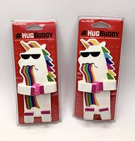 Front view of both Alpena HugBuddy holders in packaging