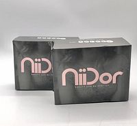 Front view showing two Niidor boxes