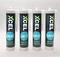 Front view of four Xcel UCB cartridges