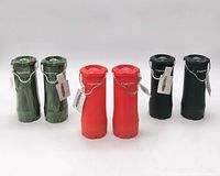Full set of six lantern flashlights in three colors