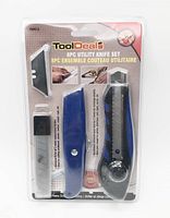 front view of sealed ToolDeal 8-piece utility knife set