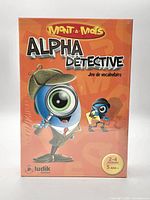 Front of sealed Mont-à-mots Alpha Detective box