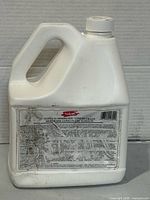 Front of jug showing Safer's TopGun Herbicide Concentrate label