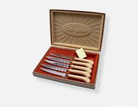 Closed presentation box showing Glo-Hill branding