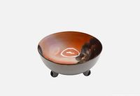 Full view of Noritake footed bowl