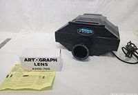 Artograph Prism projector, lens box, instruction sheet