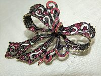 Front view showing overall design and rhinestone detail