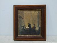 Front view of framed print showing artwork and frame