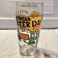 Front view showing Georgia Beer Day 2025 logo and graphics