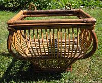 Front angled outdoor view showing overall shape, hooks, and finish