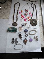 Group shot of all jewelry items