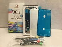 Full contents with Moshi X11 box, display module, adhesive film, tool kit