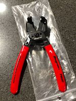 Full view of Snap-on PWCH7 pliers in plastic bag