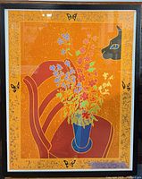 Framed screen print front view