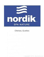 Nordik Spa-Nature logo signage on white background