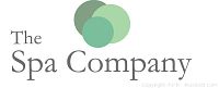 Spa Company logo featuring three overlapping green circles and text on white background