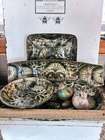 All six pieces displayed together