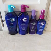 Group shot of all four It’s a 10 hair products