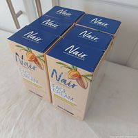 Six Nair Face Cream Hair Remover boxes front view