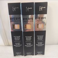 Front view of three It Cosmetics Bye Bye Under Eye Concealer boxes