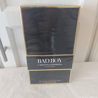 Front of sealed Bad Boy 100 ml box