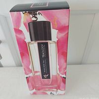 Front of retail box showing Teaology Black Rose Tea branding