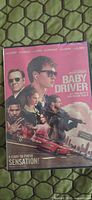 Front of shrinkwrapped Baby Driver DVD case
