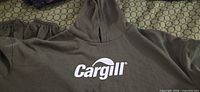 Front view showing Cargill logo and hood