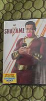 Front cover of factory-sealed Shazam! DVD case