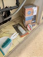 Badger 500 boxed disposal, strainer, soap dispenser grouped under sink
