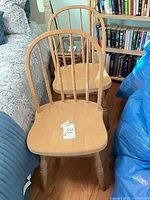 Both spindle-back chairs side by side