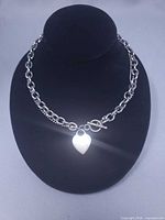 Full view of double chain choker displayed on bust