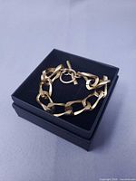 Bracelet displayed in black box showing overall form