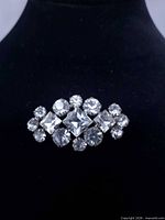 Front view showing rhinestone arrangement