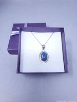 Necklace in gift box overview