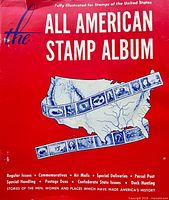 Front cover of The All American Stamp Album