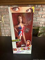 Front of unopened Ginger Spice Spice Girls doll box