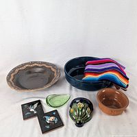 Group shot of all items in the lot