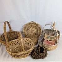 All seven baskets grouped together