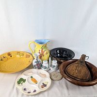 Group shot of all serveware pieces