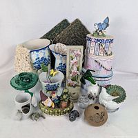 Group shot showing all items together for scale and completeness