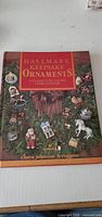 Front cover of the Hallmark Keepsake Ornaments collector guide hardcover book