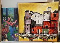 Both artworks front view